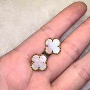 Brand new natural mother of pearl earrings